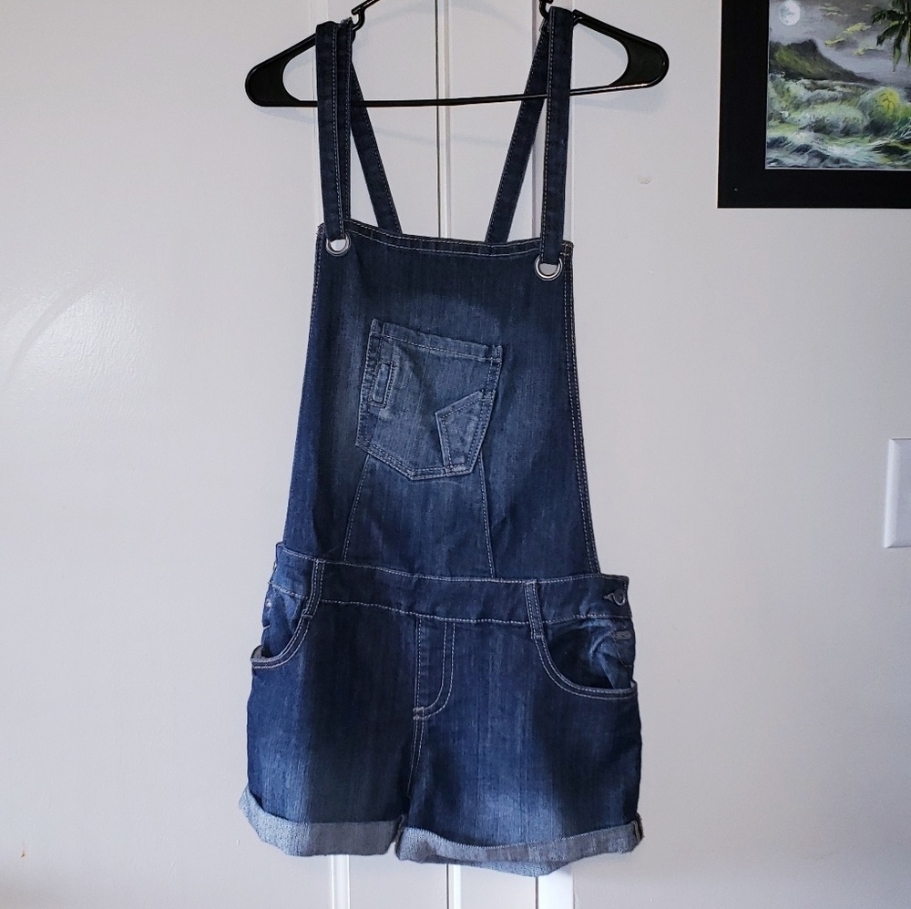 Denim overalls